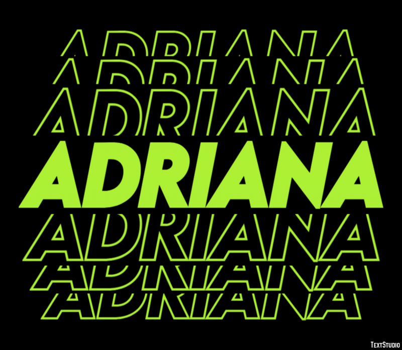 Adriana Texteffekt