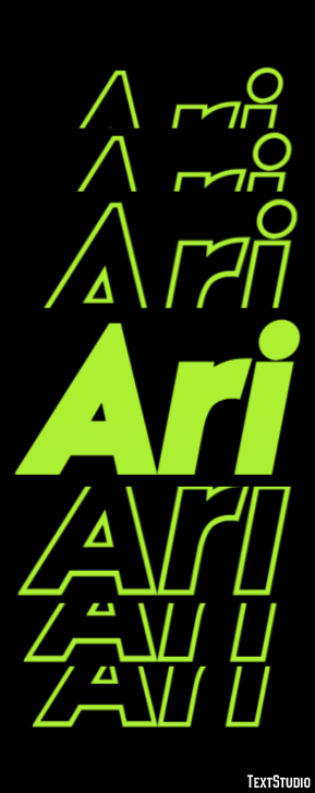 Ari Text Effect