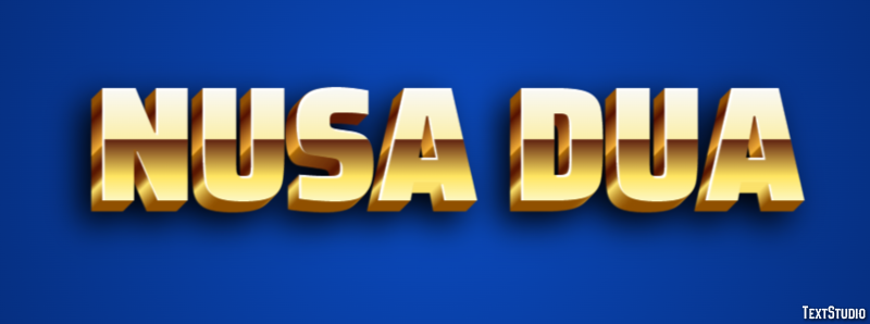Nusa Dua Efecto de Texto