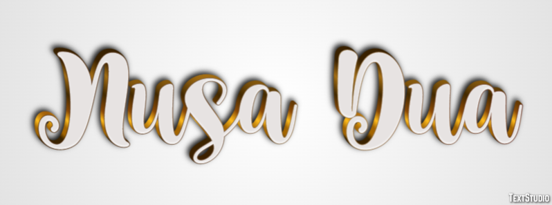 Nusa Dua テキスト効果