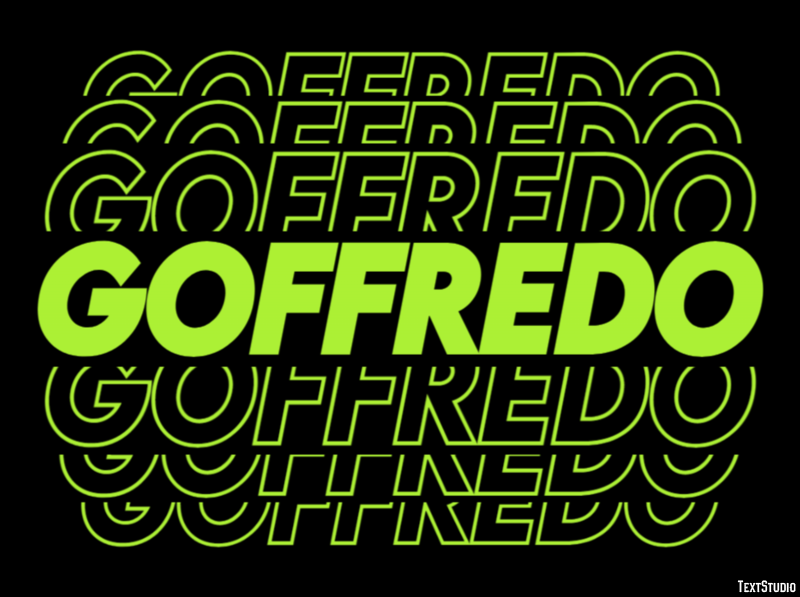 Goffredo Effetto testo