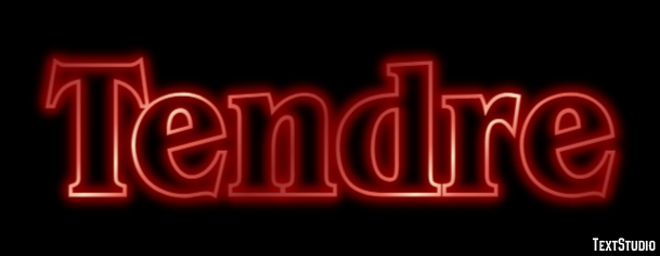 Tendre Efeito de texto