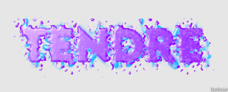 Tendre Effet de texte