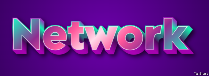 Network Text Effect