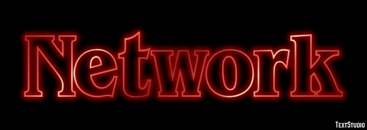 Network Text Effect