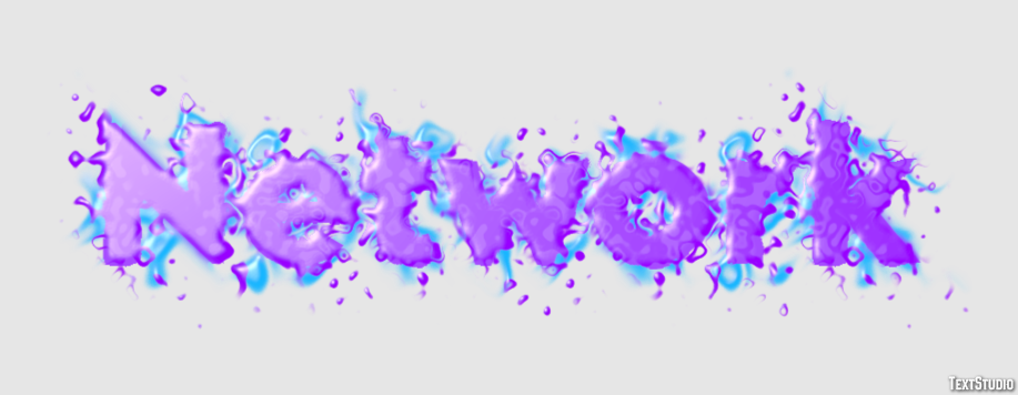 Network Efeito de texto