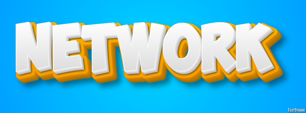 Network Text Effect