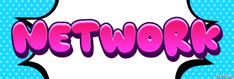 Network Text effect