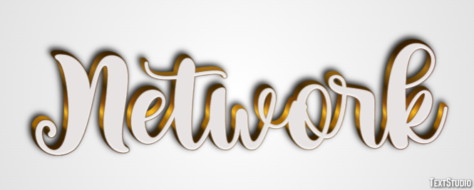 Network Text Effect