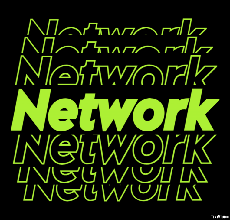 Network Efeito de texto