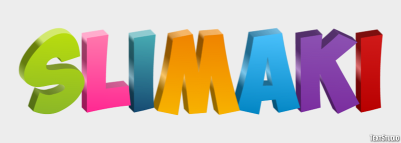 ślimaki Texteffekt