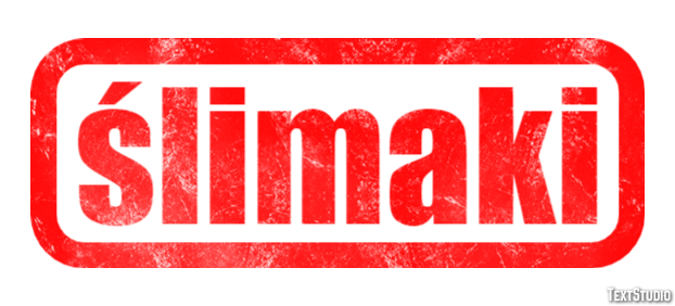 ślimaki Texteffekt
