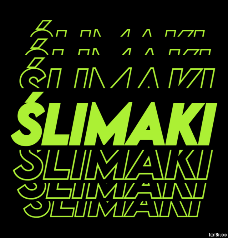 ślimaki Efekt tekstowy