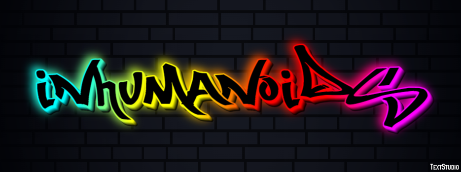 Inhumanoids Text Effect