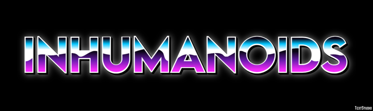 Inhumanoids Efeito de texto