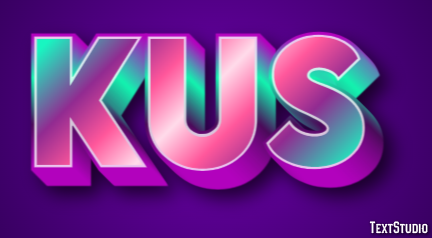 Kus Tekst effect