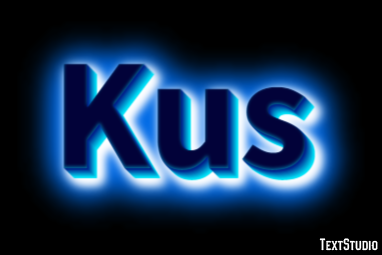 Kus Tekst effect