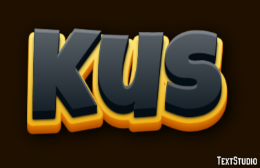 Kus Tekst effect