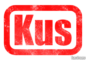 Kus Tekst effect