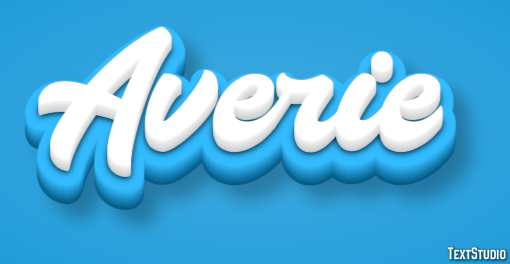Averie Text effect