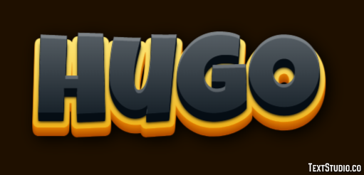 Hugo Efeito de texto