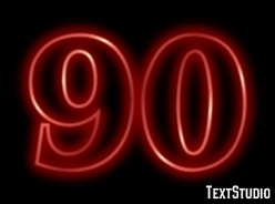 90 Text Effect
