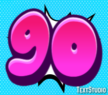 90 Text Effect