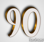 90 Text Effect