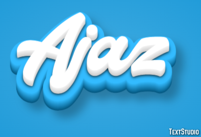 Ajaz Text Effect