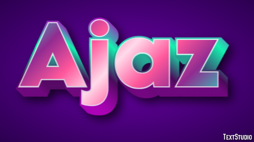 Ajaz Text Effect