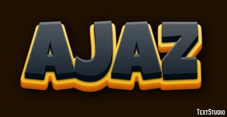 Ajaz Text Effect
