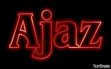 Ajaz Text Effect