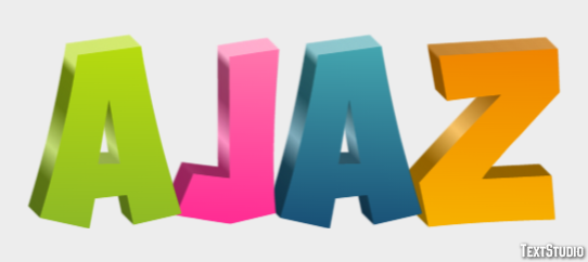 Ajaz Text Effect