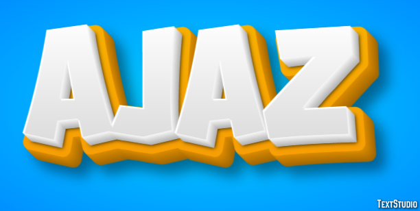 Ajaz Text effect
