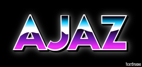 Ajaz Text Effect