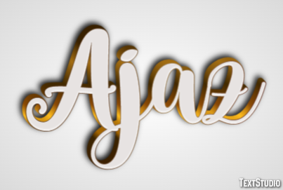 Ajaz Text Effect