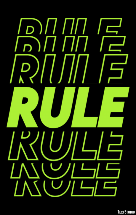 Rule Effetto testo