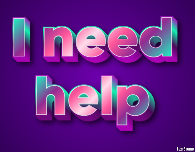I need help Text Effect