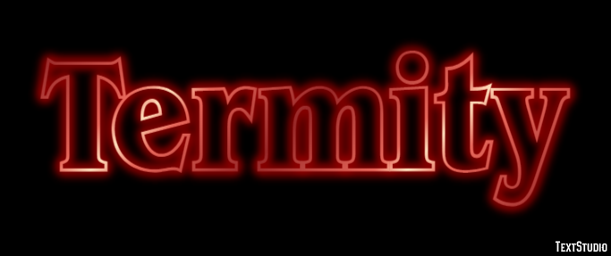Termity Efekt tekstowy