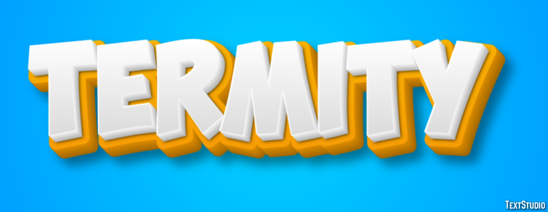 Termity Efekt tekstowy