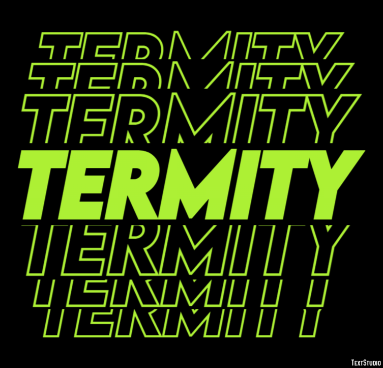 Termity Efekt tekstowy