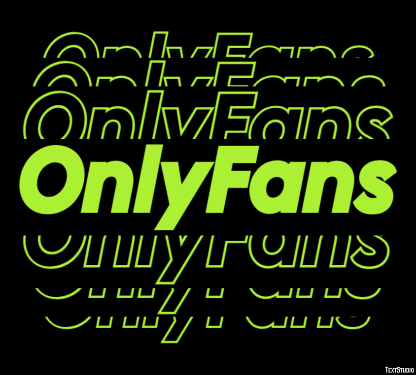 OnlyFans Text effect