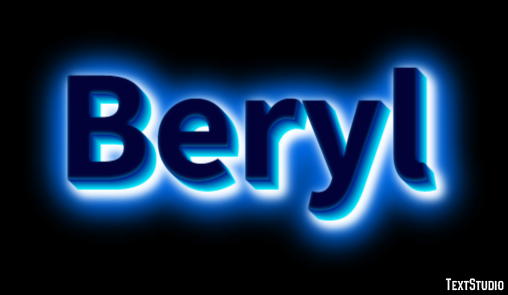 Beryl Efekt tekstowy