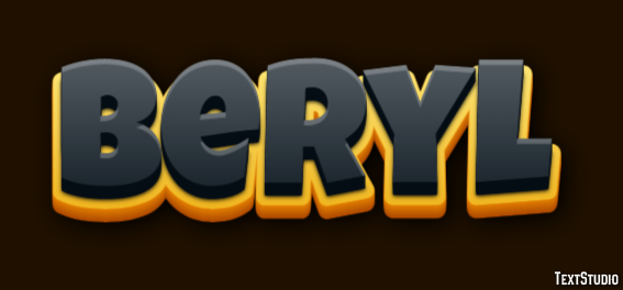 Beryl Efeito de texto