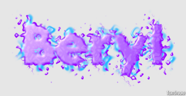 Beryl Эффект текста