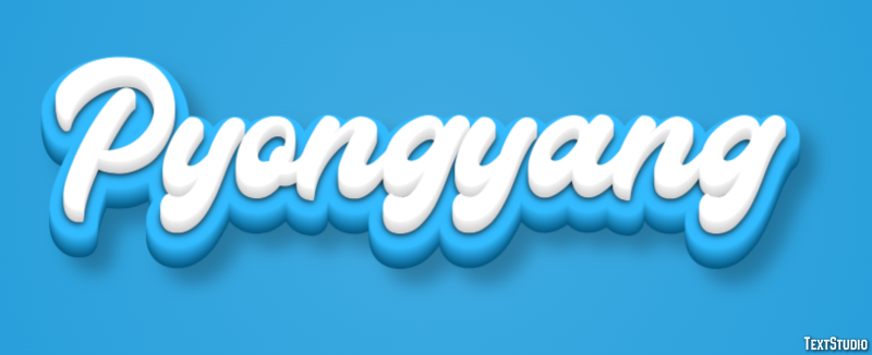 Pyongyang Text Effect
