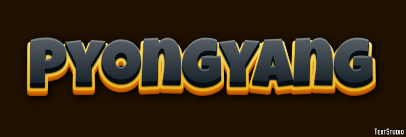 Pyongyang Text Effect