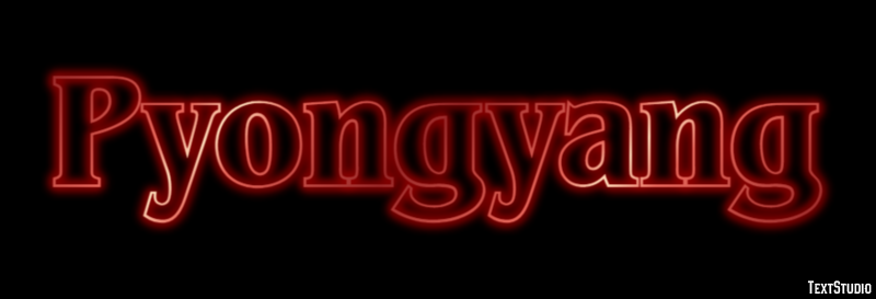 Pyongyang Text Effect