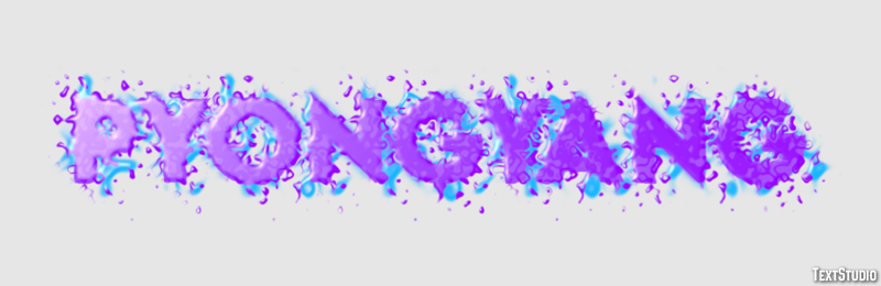 Pyongyang Text Effect