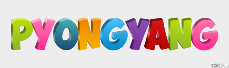 Pyongyang Text Effect